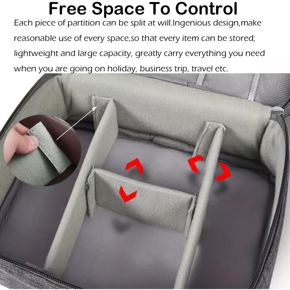 Waterproof Cable & Accessories Organizer Case - CaelixCJSM1849178-Gray