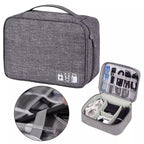 Waterproof Cable & Accessories Organizer Case - CaelixCJSM1849178-Black