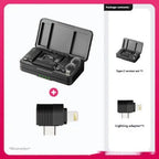 Wireless Lapel Microphone with Charging Case & Windshield - CaelixCJYD284922301AZ