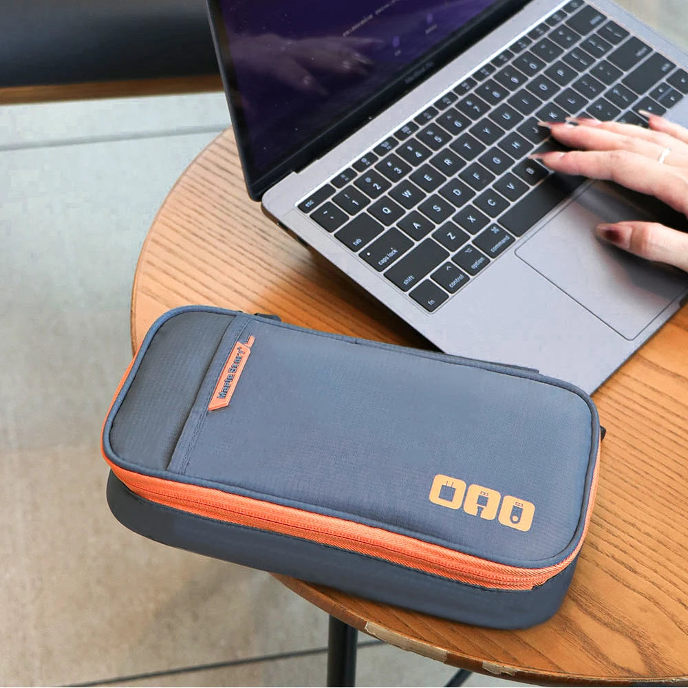 Caelix travel pouch, detail view — two-pack