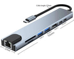 Caelix docking station, port view — wired Ethernet at 100Mbps