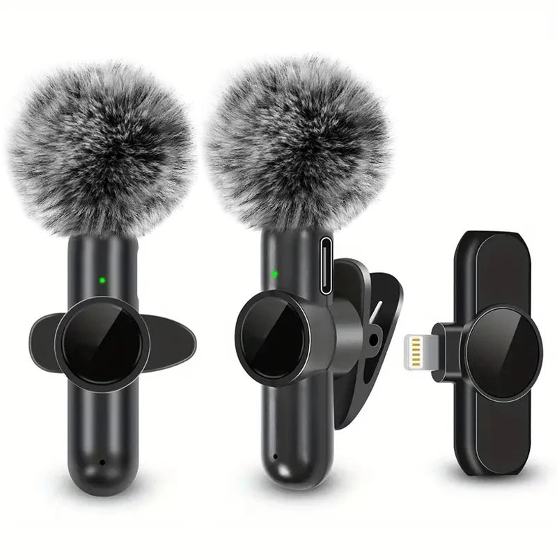 Caelix lavalier microphone, alternate angle — Lightning receiver