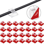 Caelix cable clips, alternate angle — pack of multiple clips