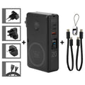 20,000mAh Power Bank with 65W GaN Charger and Qi2 — wall charger and power bank in one