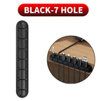 Caelix cable holder, alternate angle — black finish