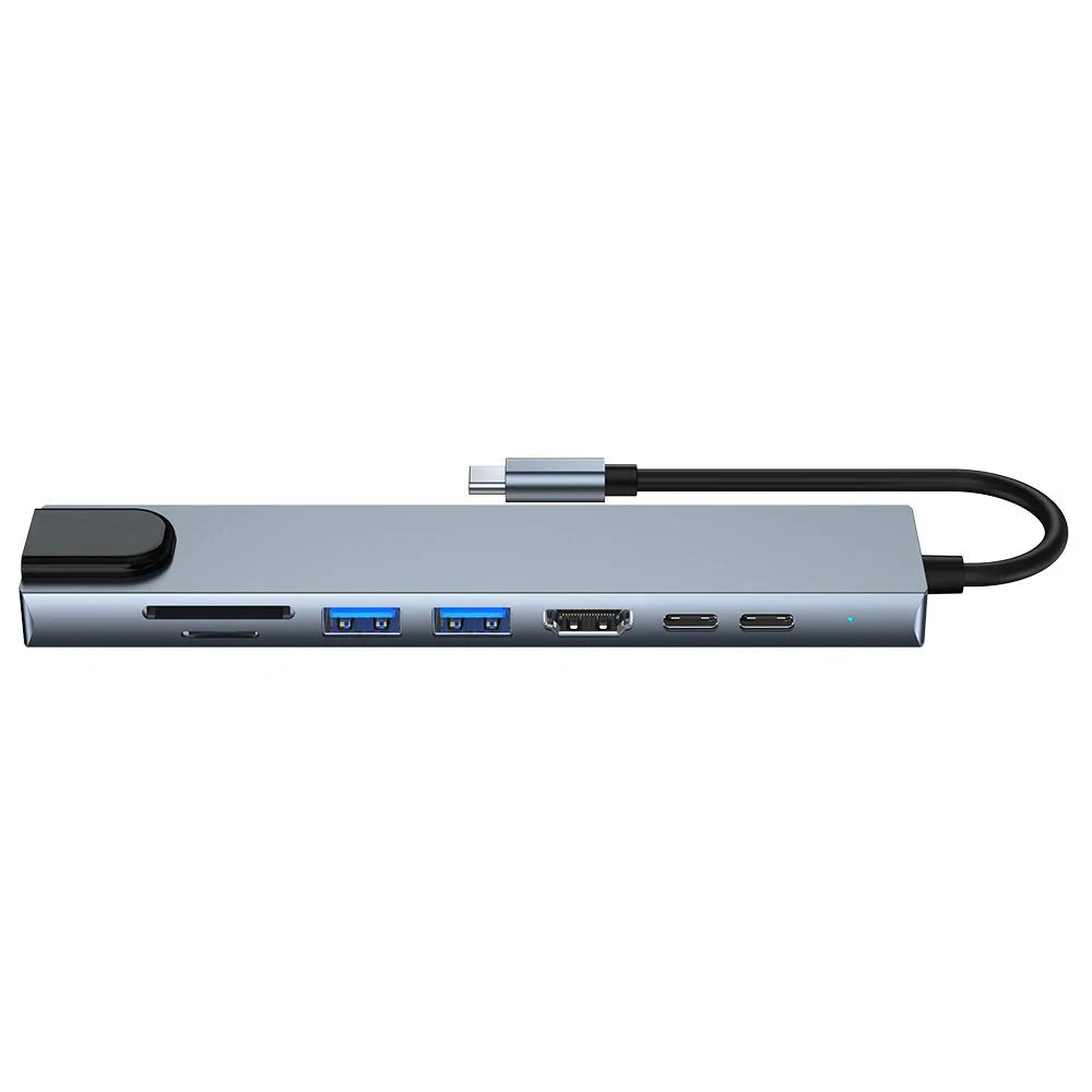 Caelix docking station, port view — 100W power delivery pass-through