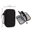 Caelix travel organiser bag, alternate angle — pink finish