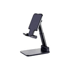 Caelix desk stand, detail view — white finish