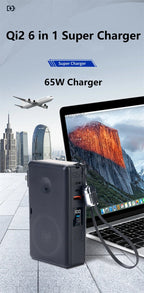 Caelix power bank, alternate angle — doubles as a wall charger and a power bank