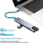 Caelix docking station, alternate angle — wired Ethernet at 100Mbps