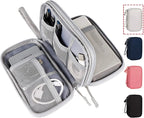 Travel Organiser Bag for Cables and Chargers — two structured layers, waterproof outer