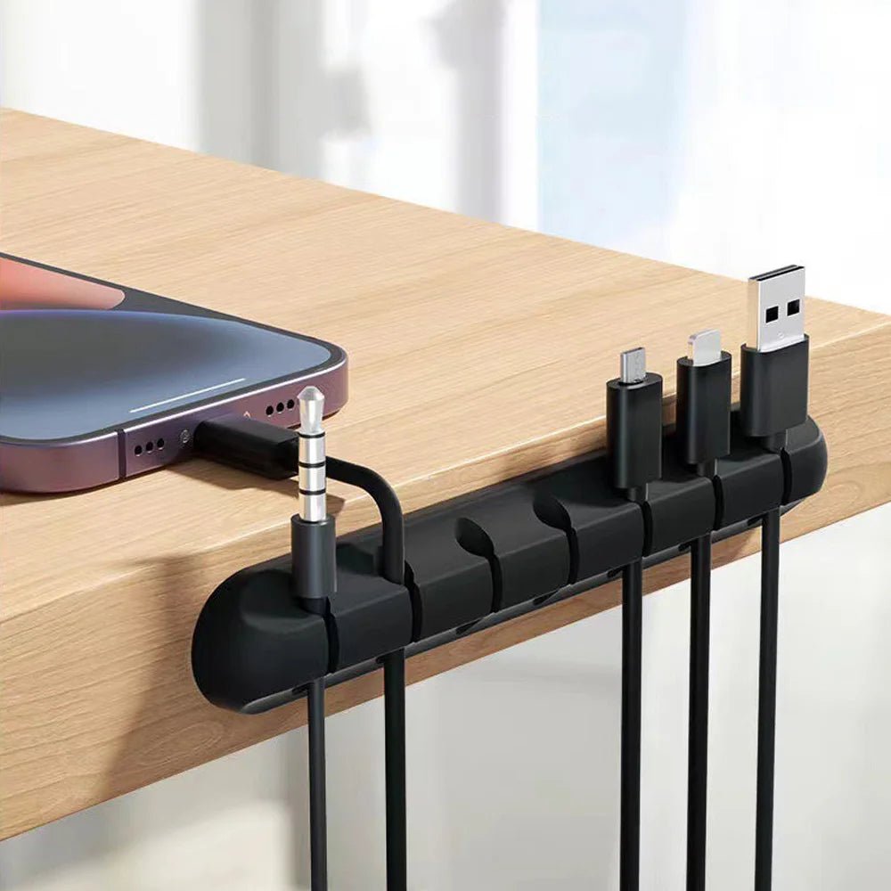 Caelix cable holder, alternate angle — 5-cable size
