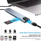 Caelix docking station, alternate angle — 4K HDMI and VGA output