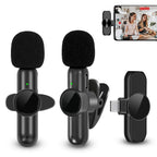 Caelix lavalier microphone, alternate angle — USB-C receiver