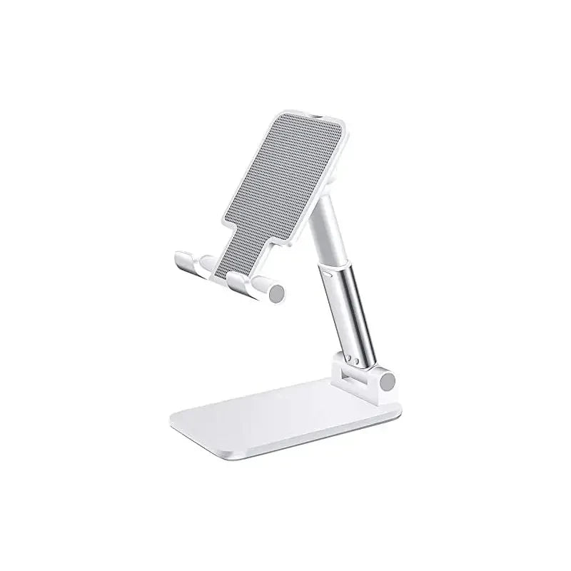 Caelix desk stand, detail view — universal fit for phones and tablets